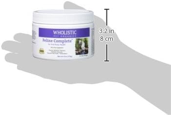 Wholistic Pet Organics Feline Complete - 4 Oz - Multivitamin & Probiotic Powder for Cats - Natural Cat Food & Digestive Support