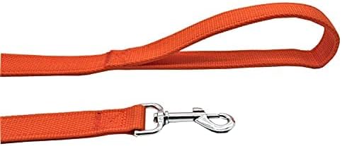 Nylon Dog Leash with 2-Layer, 4 FT/ 6 FT/ 7FT Long, 1 Inch Wide for Medium Large Dogs