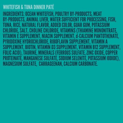 A Strong Heart Canned Wet Cat Food, Whitefish & Tuna Dinner Paté - 5.5 oz Cans (Pack of 24), Made in The USA with Real Ocean Whitefish & Tuna