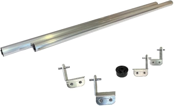 8 Foot Kit - Keep Pets Contained, Coyotes Out - Cats, Dogs, Coyotes, Bird Repellent - Wrought Iron/Vinyl/Wood Flat Top