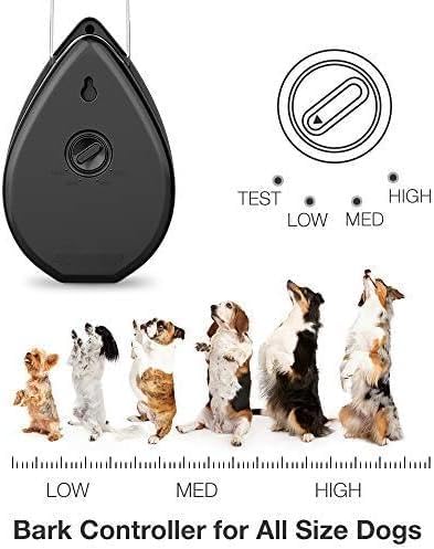 Anti Barking Devices, Auto Dog Bark Control Devices with 3 Modes, Rechargeable Ultrasonic Bark Box Dog Barking Deterrent Devices, Stop Neighour Dog Barking Devices for Dogs up to 75ft