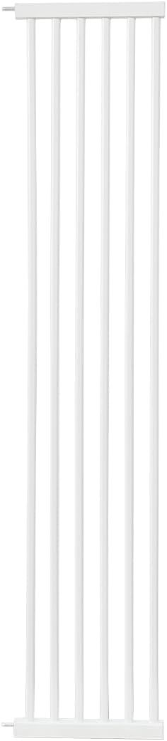 Lumizone Extra Tall Cat Gate Extension Kit 61.02" High Pressure Mounted 2025 New 12.60" Extra Wide 1.37" Gap No Drilling Tall Pet Gate for Dogs (White, 12.60"/32CM)
