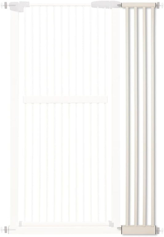 Lumizone Extra Tall Cat Gate Extension Kit 61.02" High Pressure Mounted 8.27" Extra Wide 1.37" Gap No Drilling Tall Pet Gate for Dogs (Cream, 8.27"/21cm)