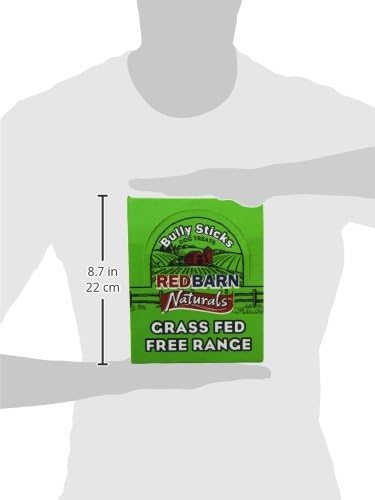 Redbarn Braided Bully Sticks 5" Dog Treats, 5-in chew, case of 30