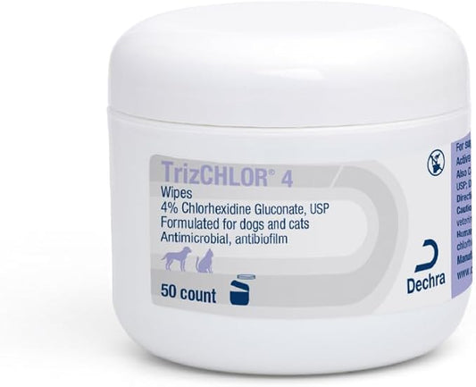 4 Wipes for Dogs and Cats, 50 Count