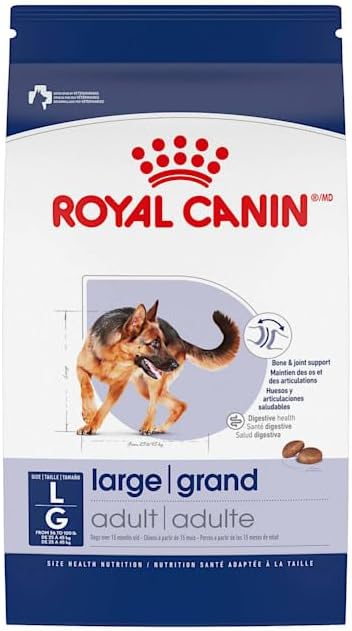 Royal Canin Size Health Nutrition Large Adult Dry Dog Food, 40 lb Bag