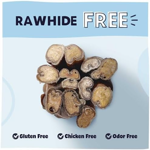 Pawstruck Premium 5-8" Bully Sticks for Dogs, 1 lb Bag - 100% Digestible, Natural Beef, Low Odor, Long-Lasting Chew for Medium & Large Dogs - Single Ingredient, Rawhide-Free Treat