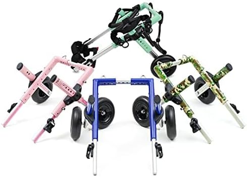 Walkin' Wheels Lightweight – for Small Cats 2 to 20 Pounds – Veterinarian Approved – Cat Wheelchair for Back Legs, for Cats 11-20 lbs, 9-13 inches Leg Height – Blue