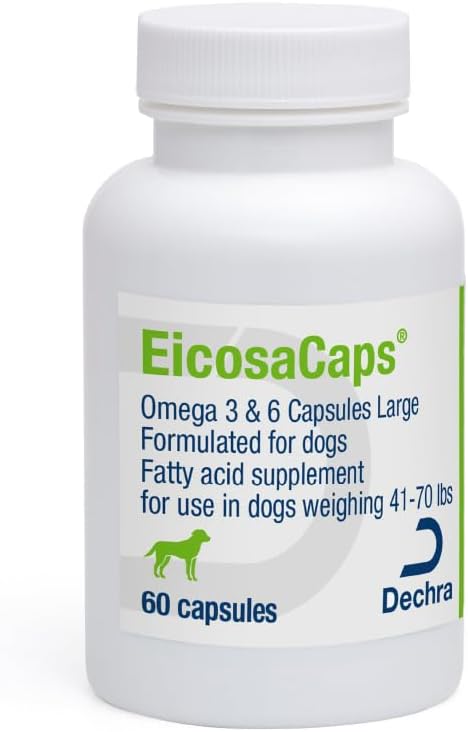 EicosaCaps® Omega 3 & 6 Capsules for Dogs, 60 ct