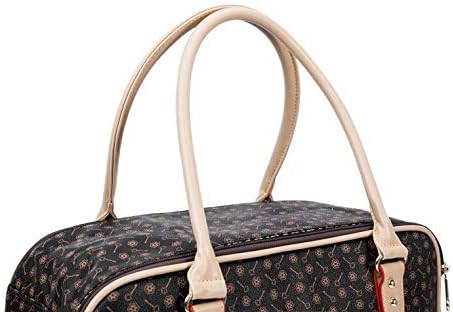 Pet Carrier Tote Around Town Pet Carrier Portable Dog Handbag Dog Purse for Outdoor Travel Walking Hiking, Brown, 15.75''*11.42''*6.7''