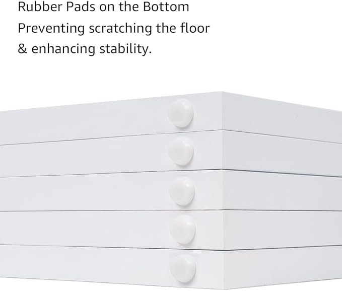 unipaws 36”H Free Standing Pet Gate for Dog and Cat, Tall Wooden Dog Gates for Doorway, Stairs, Doggy Room Divider, Foldable Pet Fence for The House, Expandable Doggy Barrier, Indoor Use, White