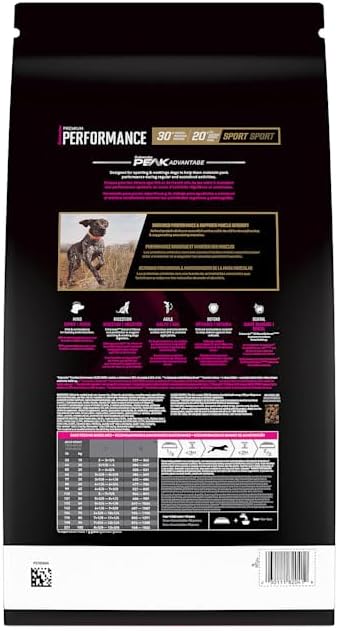 Eukanuba Adult Premium Performance 30/20 Sport Dry Dog Food, 4.5 lb Bag