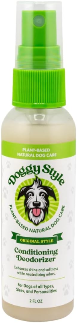 Doggy Style Dog Deodorizing Spray – Long Lasting with Natural Rosemary, Plant-Based Hypoallergenic Spray for Fresh Smelling Puppies & Pets