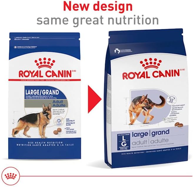 Royal Canin Size Health Nutrition Large Adult Dry Dog Food, 40 lb Bag