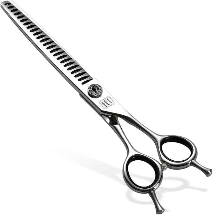 Dog Grooming Scissors: 7.5 inch Pet Chunker Shears Made Of Japanese 440C Advanced Stainless Steel Professional Grooming Scissors for Dogs Cats and Other Pets