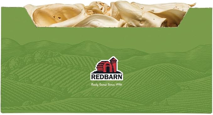 Redbarn Pet Products All-Natural Cow Ears Chews for Dogs - Single Ingredient Rawhide Alternative Supports Joint and Dental Health - Grain Free Treat Made Without Chemicals - Case of 100 Ears