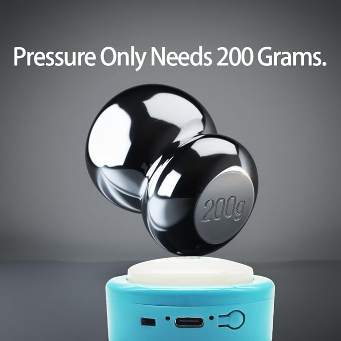 Talking Buttons for Cats and Dogs, Set of 4 Blue Rechargeable Buttons with Voice Recording for Pet Communication, Long Standby Time, Puppy & Kitten Easy Press Training Buzzer