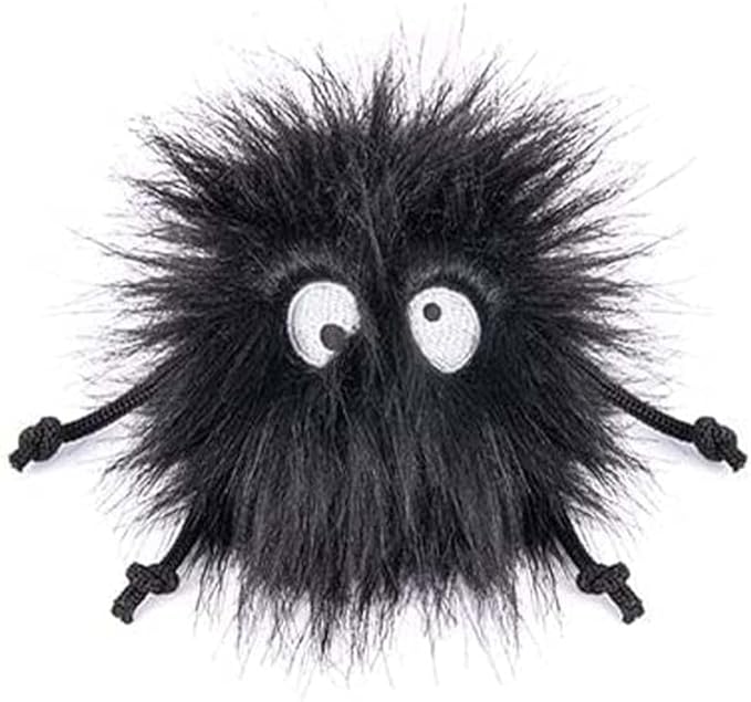 P.L.A.Y. Cute Plush Cat Toys - Feline Frenzy Animal Critter Themed Catnip Filled Toy, Great for Adult Cats and Kittens - Machine Washable, Recycled Materials, Crinkles, Rope Knots (Frisky Furball)