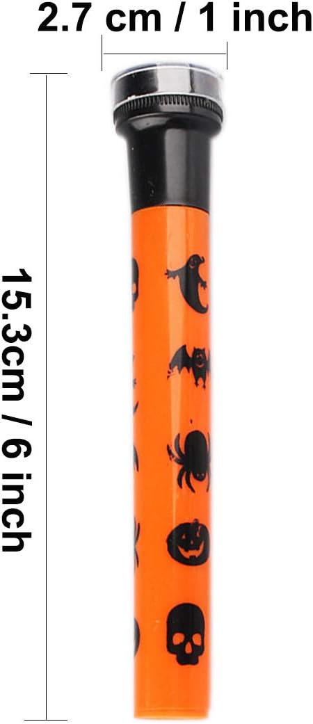 Kids Halloween Flashlight Skull Ghost Pumpkin Bat Spider Halloween Light Projector Halloween Props