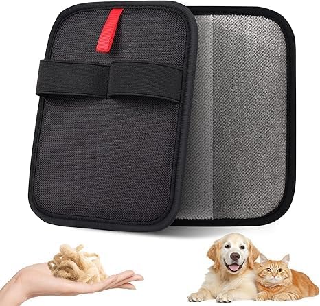 Pet Hair Removal Glove, Reusable Cat Dog Electrostatic Hair Remover Grooming Glove Tool, Upgraded and Thickened Pet Hair Gloves,Pet Hair Remover Tool for Laundry, Couch, Carpet, Car Seat 1 pc