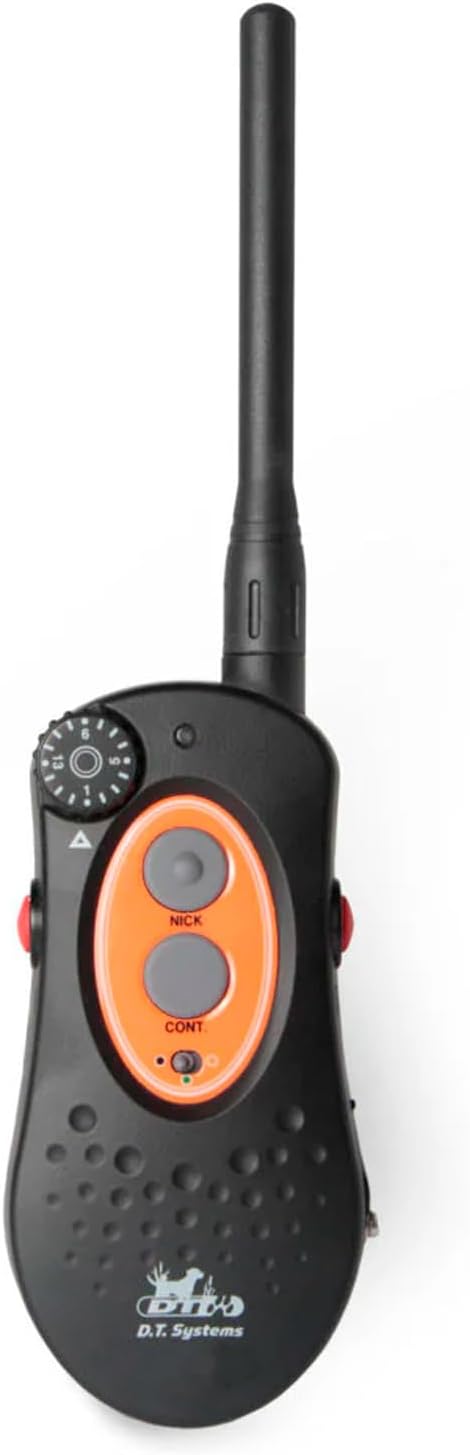 DT SYSTEMS H2O1820 Plus E-Collar, Waterproof Rechargeable Expandable Remote Dog Trainer, 16 Stimulation Levels, Vibration Assist, Black