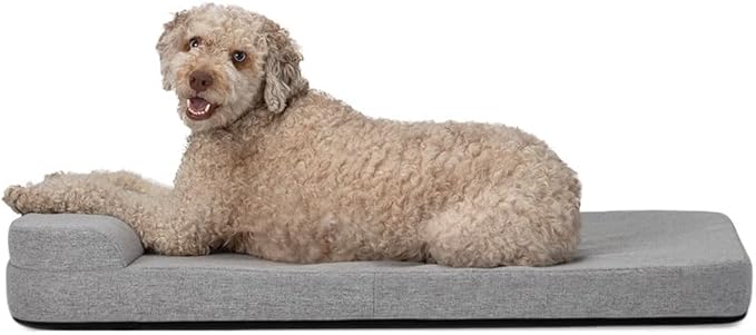 Diggs Bolstr Orthopedic Dog Bed with Headrest - Dog Crate Bed for Evolv Crate & Other Standard Pet Kennels - Durable & Comfortable - (Intermediate)