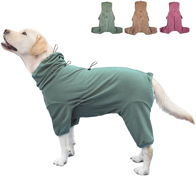 Dog Pajamas for Large Dogs,Extra Large Stretch, Suitable for Adult, Medium-Sized Dogs, Large Pet Jumpsuit Four-Legged Dog Clothes, Pet Clothing. (Green Color, 7XL)
