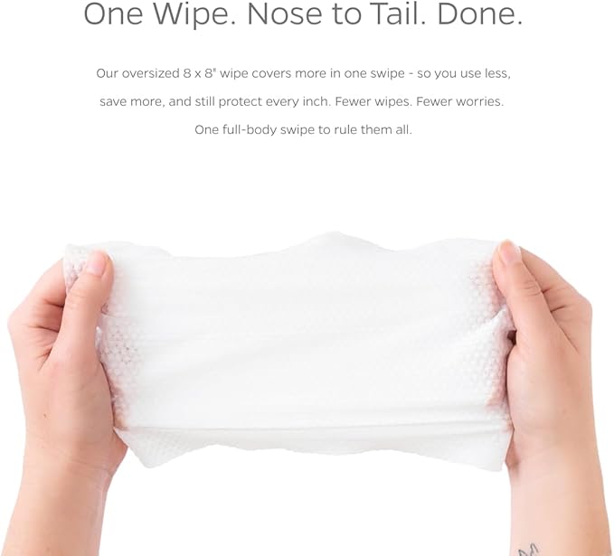 Flea & Tick Pet WiPees™ – 100 Natural Flea and Tick Prevention for Dogs & Cats, 99% Bio-Based, Lick-Safe, Daily Plant-Powered Flea & Tick Wipes for Bug Defense & Skin Relief