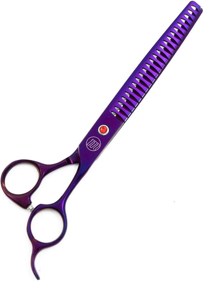 Professional Dog Grooming Scissors Set, 7 Inch/8 Inch Pet Grooming Scissors Chunkers Shears for Dog, Curved Dog Grooming Scissors, Thinning Shears for Dog with Grooming Comb