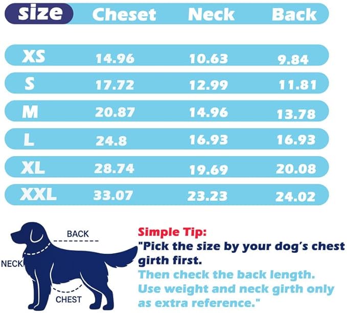 Dog Coat Reversible Winter Jacket for Small Dog Puppy Cozy Fleece Lining Size XS