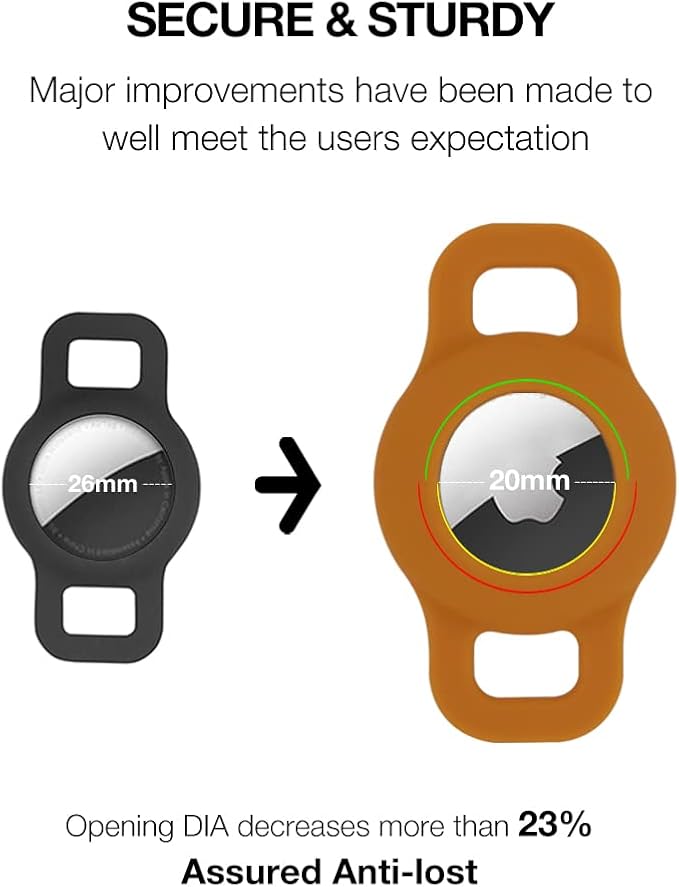 Cat Collar Holder for Airtag, Cat & Small Dog Harness Case for Air Tag