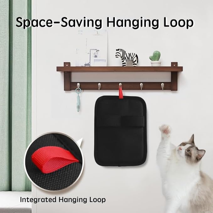 1 Pcs Pet Hair Removal Glove for Cats& Dogs - Upgraded Electrostatic Pet Hair Remover Gloves Reusable & Washable Magic Brush Pet Hair Removal Tool for Couch, Furniture, Carpet, Car Seat Clothing