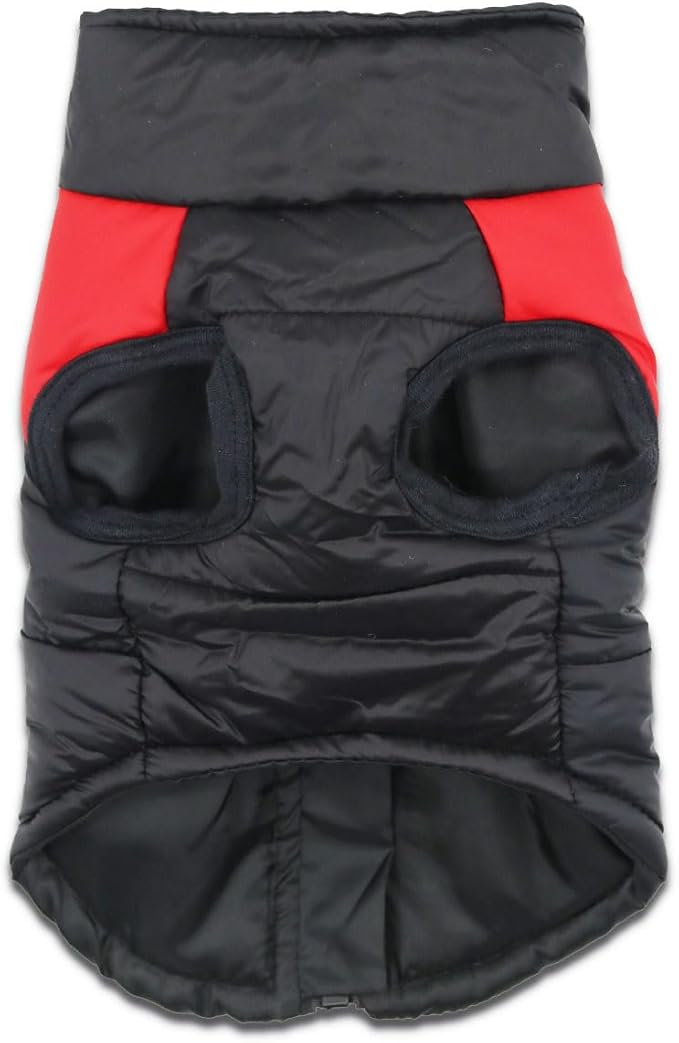 Small Dog Coats Warm Winter Jackets for Small Medium Dogs Puppy Cold Weather Coat Pet Clothes, Red, Small