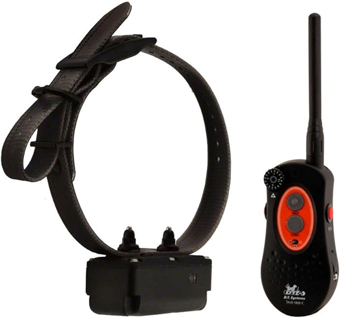 DT SYSTEMS H2O1820 Plus E-Collar, Waterproof Rechargeable Expandable Remote Dog Trainer, 16 Stimulation Levels, Vibration Assist, Black