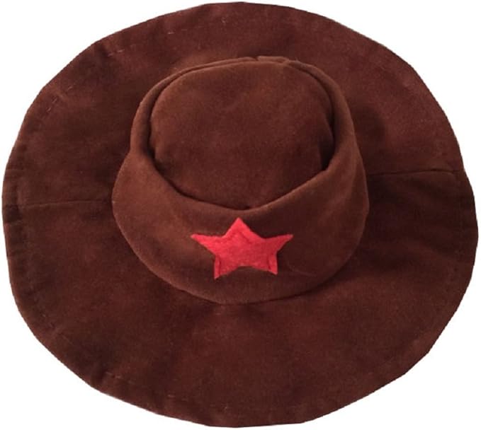 NACOCO Cowboy Dog Costume with Hat - Blue Cat & Small Dog (Medium)