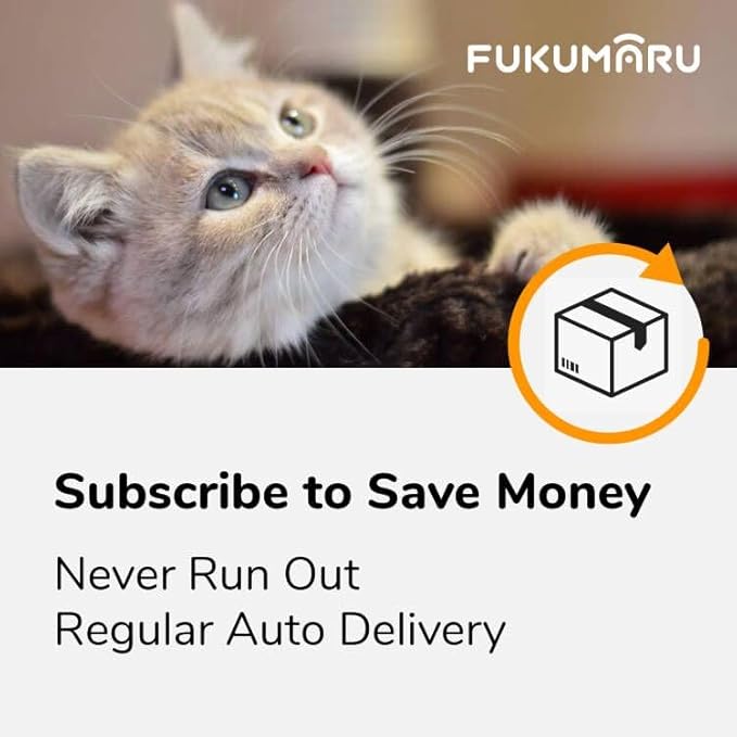 FUKUMARU Tofu Cat Litter, 5.4 kg, Quick Clumping Cat Litter with Super Absorbent Material, Instantly Absorbent, Dust-Free, Low Trace Formation, Rinses in The Toilet, Odour Control