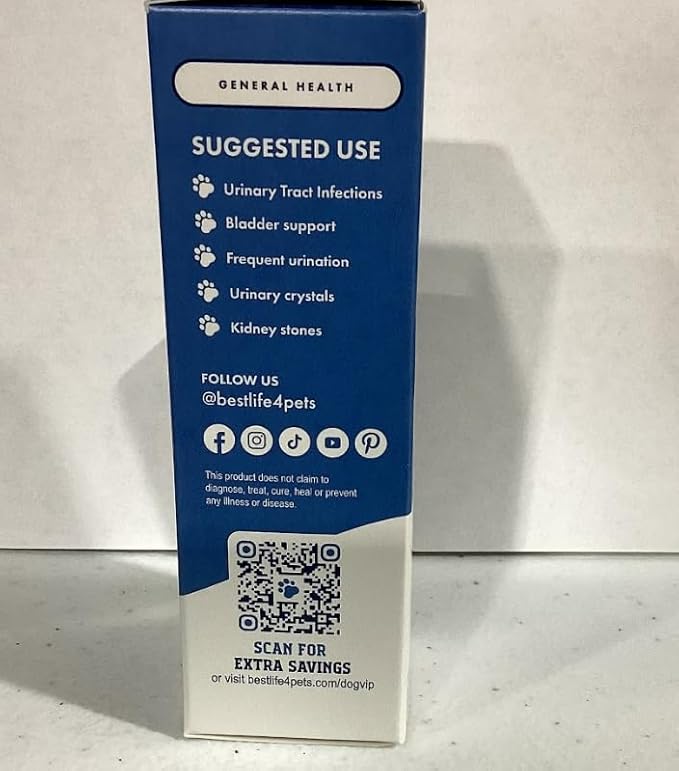 Dog UTI and Kidney Support, Natural Incontinence & Bladder Control for Dogs Reduces Involuntary Leaking, Urinary Tract Problems, Flush Out Bladder Stones & Improves Dog Kidney Health (400 Pills)