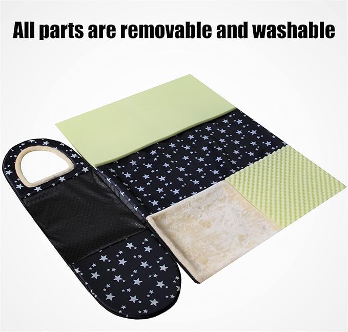 Dog Bed or Cat Bed,2 Ways to Use,Indoor Pet House with Fluffy Mat,Removable and Washable Cover,Splash-Proof House and Non-Slip Bottom,for Medium Dogs and Cats(L Plaid & Gray)