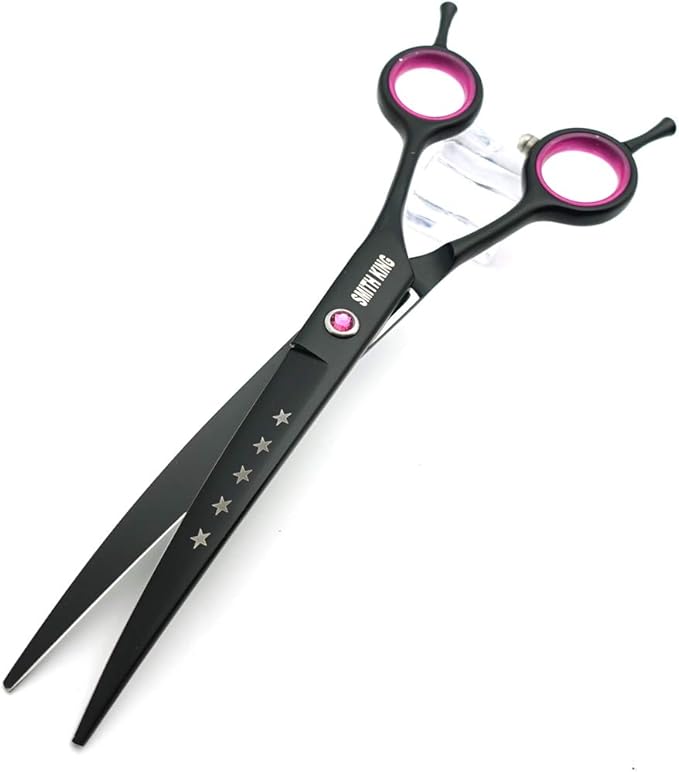 7.0 inches Professional Dog Grooming Scissors Set Straight & thinning & Curved & chunkers 4pcs in 1 Set (with Comb)