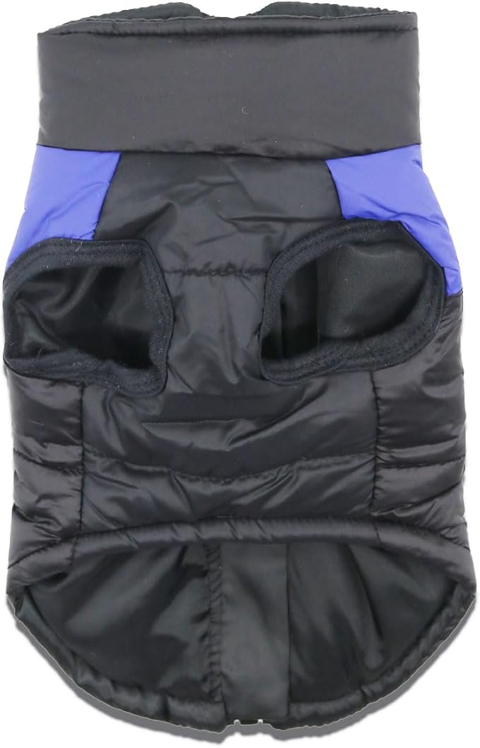 Small Dog Coats Warm Winter Jackets for Small Medium Dogs Puppy Cold Weather Coat Pet Clothes, Blue, X-Small