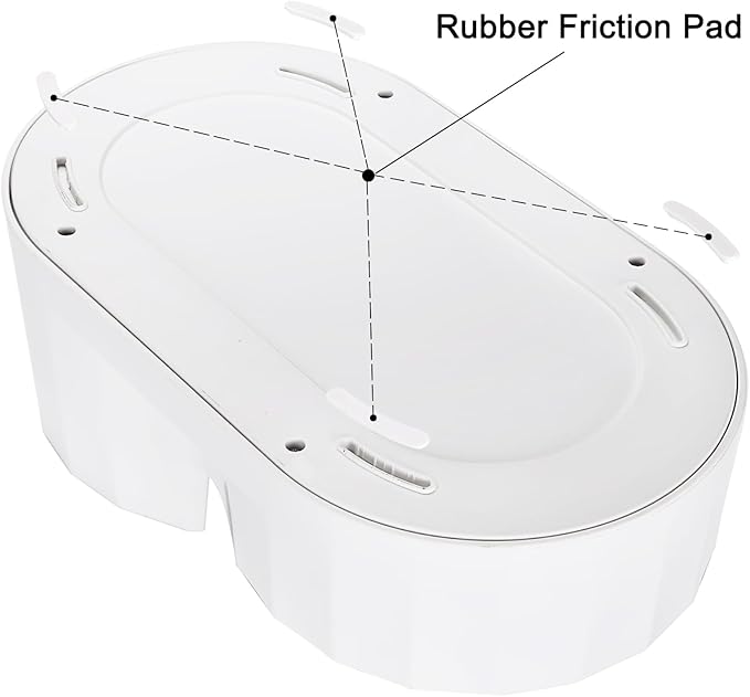 RIZZARI Pet Water Bowl Dispenser: 4L Automatic Stainless Steel Gravity Feeder - Large Capacity for 8-20 LB Cats and Dogs with Joint Spine Pain - for Kitchen Bedroom