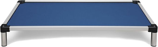 K9 Ballistics Chew Proof Elevated Cooling Dog Bed - Made for Aggressive Chewers, Virtually Indestructible, Ripstop Fabric with No Padding, Pre-Assembled - XXL, Blue Quartz