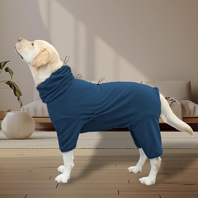Dog Pajamas for Large Dogs,Extra Large Stretch, Suitable for Adult, Medium-Sized Dogs, Large Pet Jumpsuit Four-Legged Dog Clothes, Pet Clothing. (Blue, 6XL)