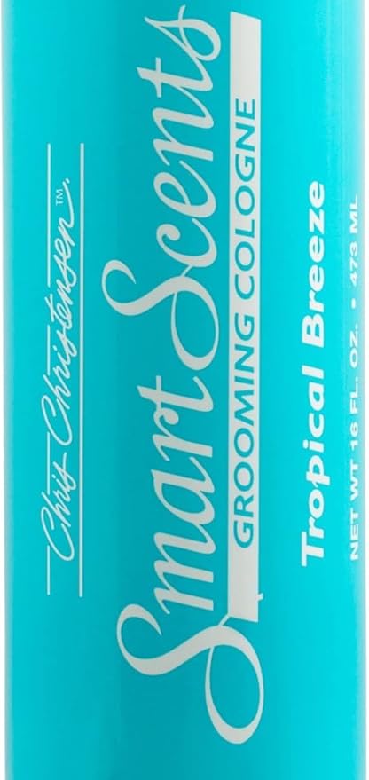Chris Christensen Smart Scents Tropical Breeze Dog Cologne, Groom Like a Professional, Long Lasting, Designer Fragrances, 16 oz