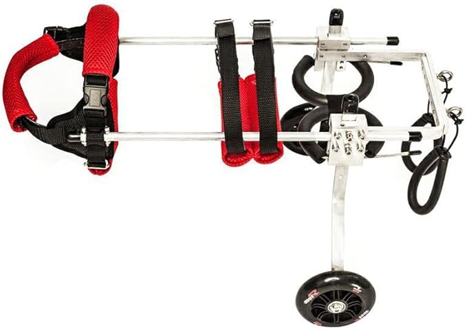 Generic Dog Wheelchair, XXS, Adjustable, Lightweight, Pet/Doggie Wheelchairs for Back Legs Assist Small Pets with Paralyzed Hind Limbs to Recover Their Mobility