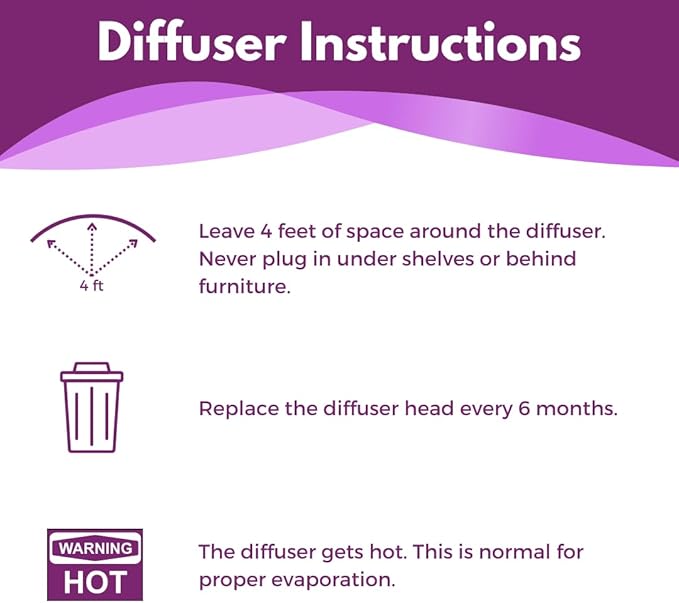 (Compatible with All Common Diffuser Heads) Cat Pheromone Diffuser Refill - 4 Pack Pheromones Refills - 4 Months Supply - Only Refills No Diffuser Head Included