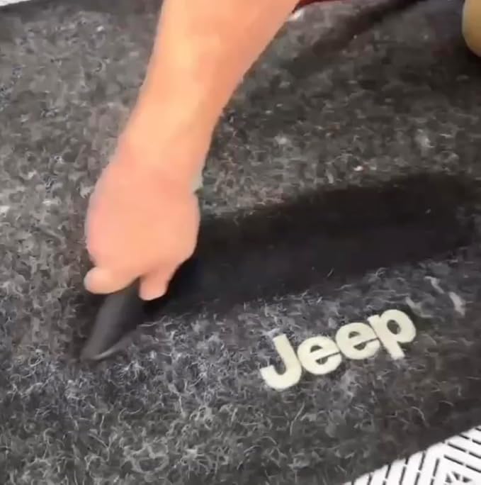 Buff Brite Pet Grooming Tool Fur-EEL FANG PRO Cat & Dog Hair Remover, Black