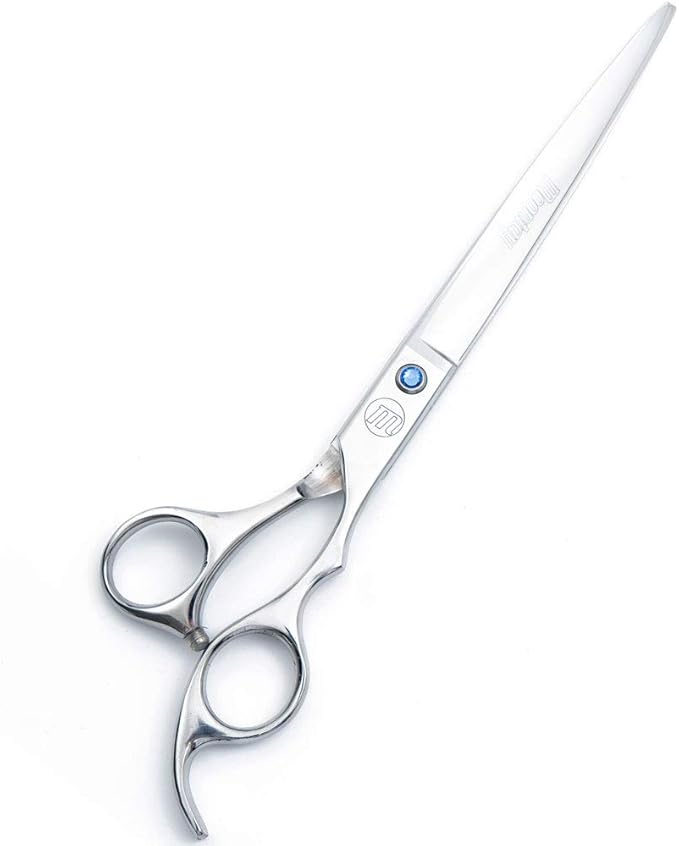 Professional Dog Grooming Scissors Set, 7 Inch/8 Inch Pet Grooming Scissors Chunkers Shears for Dog, Curved Dog Grooming Scissors, Thinning Shears for Dog with Grooming Comb