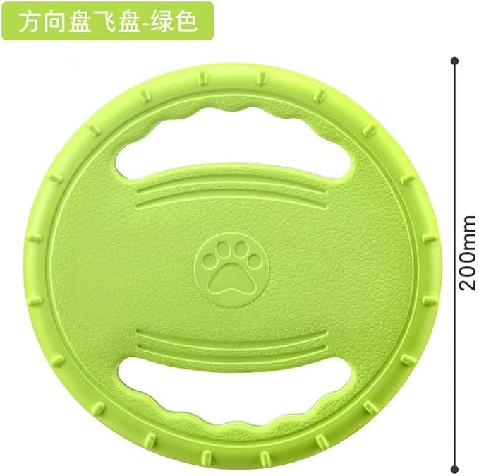 Orange Flying Disc Toy for Dog Outdoor Puppy Dog Pull Loop Toy Water Swimming Pool Lawn Yard Animal Activity Training Toys Sports Gift- 8.26" Interactive and Fun Training Doggy Paddle Flyers