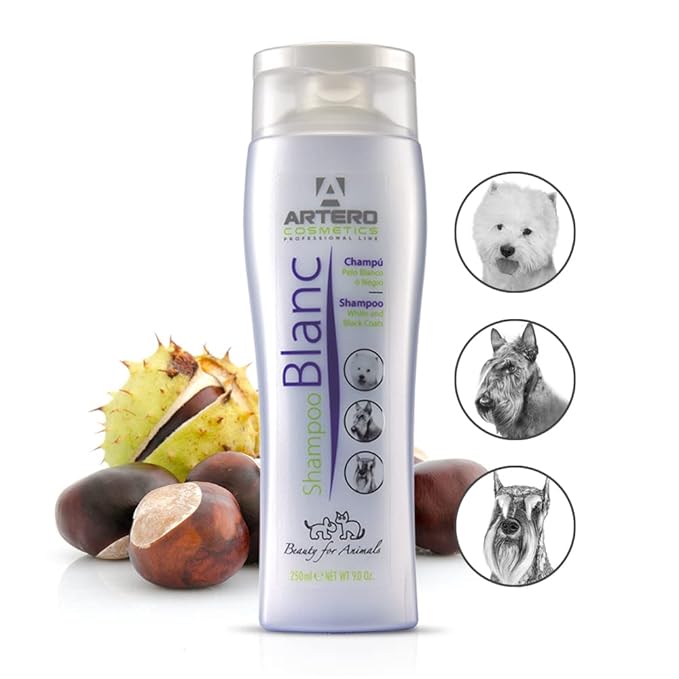 Artero Blanc. Whitening Shampoo for White Dogs and Black Dogs